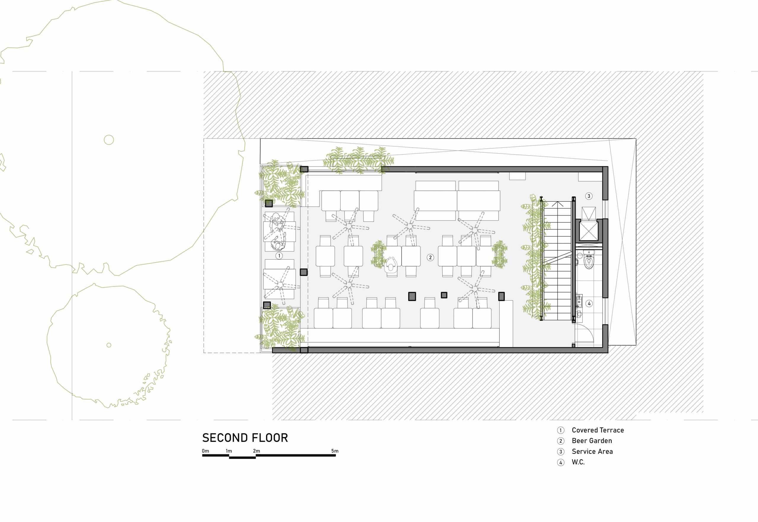 Belgo-2F-Plan architecture-bar-restaurant-pub-industrial-belgo-vietnam-saigon